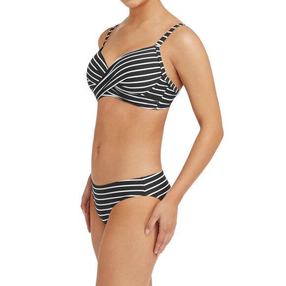 NWT! Sea Level Charmarel Cross Front Moulded Underwire Bikini Top - Size 8 - Picture 3 of 12